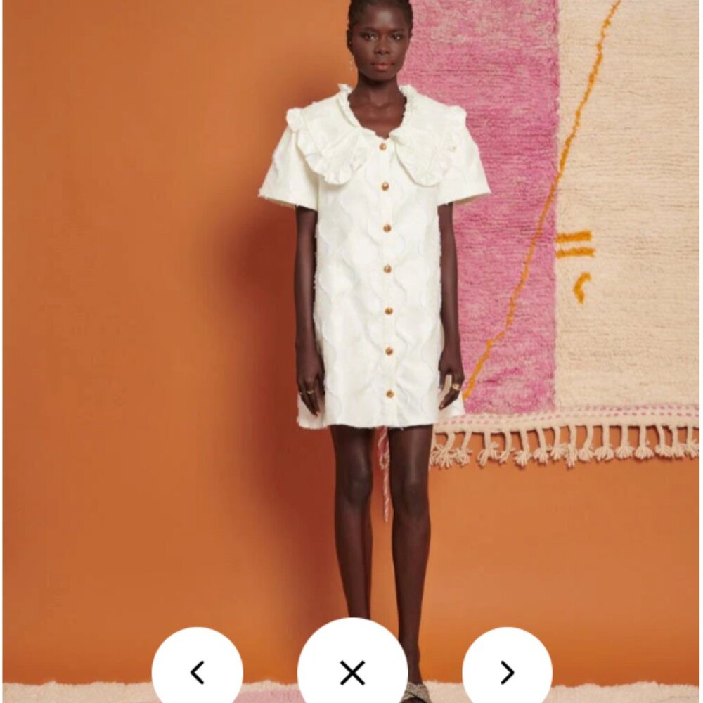Ghospell Barb Textured Mini Dress